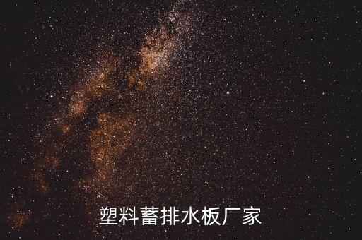 塑料蓄排水板廠(chǎng)家