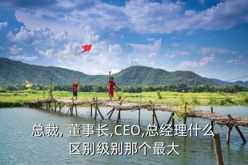 總裁, 董事長,CEO,總經(jīng)理什么區(qū)別級(jí)別那個(gè)最大