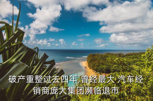 破產(chǎn)重整過去四年,曾經(jīng)最大 汽車經(jīng)銷商龐大集團(tuán)瀕臨退市