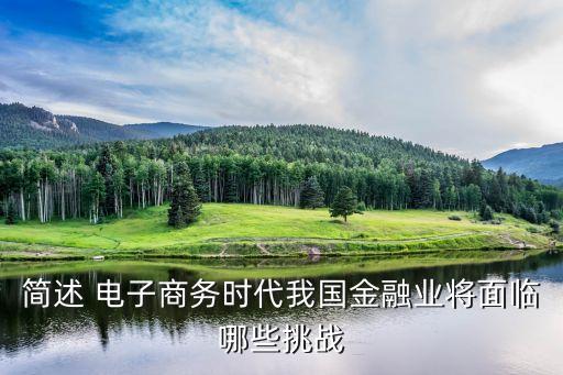 簡述 電子商務時代我國金融業(yè)將面臨哪些挑戰(zhàn)