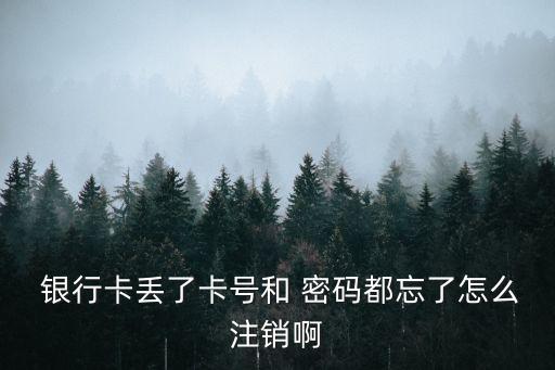 銀行賬戶忘記密碼能銷戶嗎,社?？ㄣy行賬戶忘記密碼怎么辦