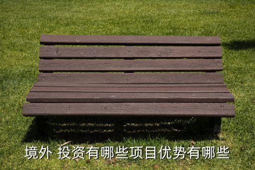 境外 投資有哪些項目優(yōu)勢有哪些