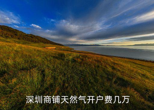  深圳商鋪天然氣開戶費幾萬