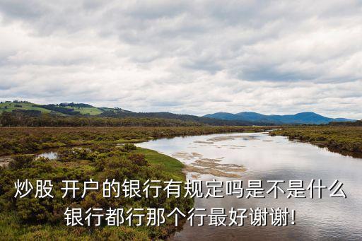 股票開戶行哪個(gè)一個(gè),如何選擇股票開戶行