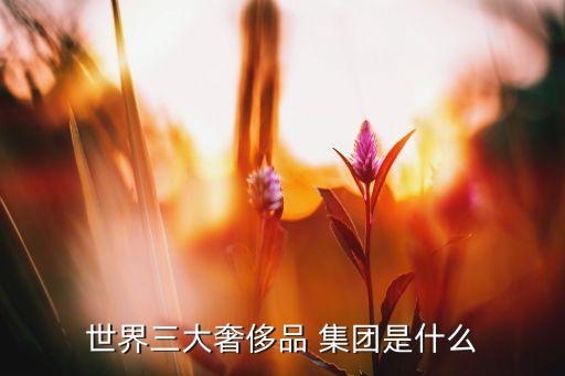 世界三大奢侈品 集團是什么