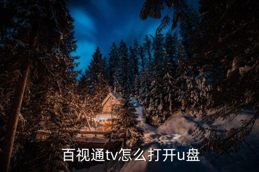  百視通tv怎么打開(kāi)u盤