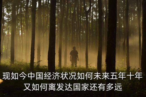 現(xiàn)如今中國經濟狀況如何未來五年十年又如何離發(fā)達國家還有多遠