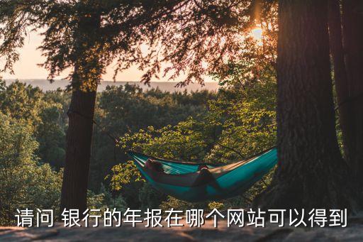 請(qǐng)問 銀行的年報(bào)在哪個(gè)網(wǎng)站可以得到