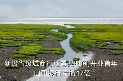 新設(shè)省級城商行還需要時間,開業(yè)首年 山西銀行虧損47億