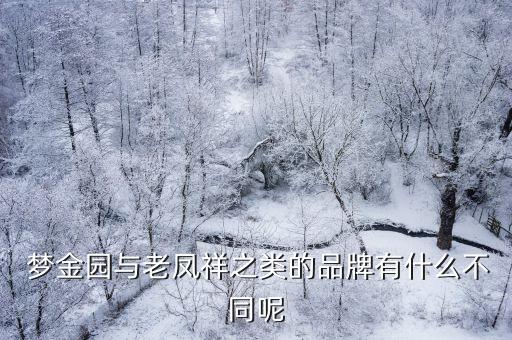  夢(mèng)金園與老鳳祥之類(lèi)的品牌有什么不同呢