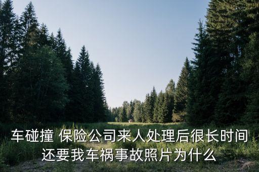 車碰撞 保險(xiǎn)公司來人處理后很長時(shí)間還要我車禍?zhǔn)鹿收掌瑸槭裁? class=