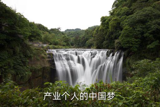 一個(gè)產(chǎn)業(yè)個(gè)人的中國(guó)夢(mèng)