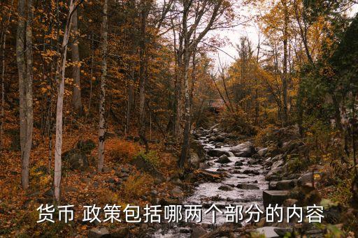  貨幣 政策包括哪兩個部分的內(nèi)容