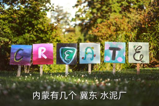 內(nèi)蒙有幾個 冀東 水泥廠
