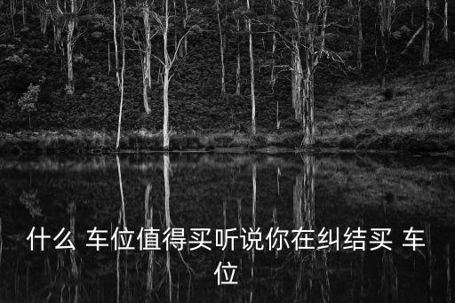 車(chē)位投資空間,千屹車(chē)位投資安全嗎
