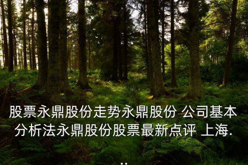 股票永鼎股份走勢永鼎股份 公司基本分析法永鼎股份股票最新點(diǎn)評(píng) 上海...
