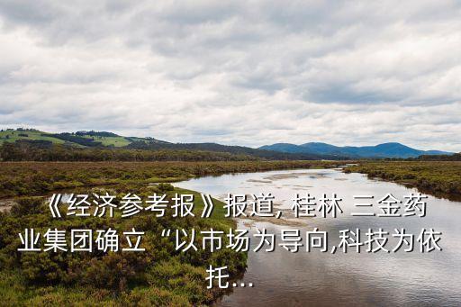 《經(jīng)濟(jì)參考報(bào)》報(bào)道, 桂林 三金藥業(yè)集團(tuán)確立“以市場為導(dǎo)向,科技為依托...