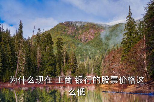 為什么現(xiàn)在 工商 銀行的股票價格這么低