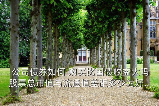  公司債券如何 購(gòu)買比國(guó)債收益大嗎股票總市值與流通值差距多少為好...