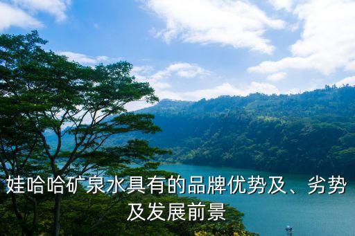 娃哈哈礦泉水具有的品牌優(yōu)勢及、劣勢及發(fā)展前景