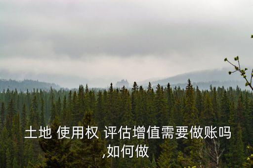 公司土地使用權(quán)評(píng)估,土地使用權(quán)評(píng)估增值的會(huì)計(jì)處理