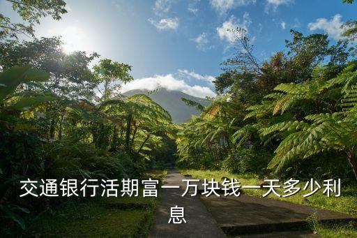  交通銀行活期富一萬(wàn)塊錢一天多少利息