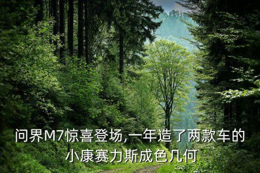 問界M7驚喜登場(chǎng),一年造了兩款車的 小康賽力斯成色幾何