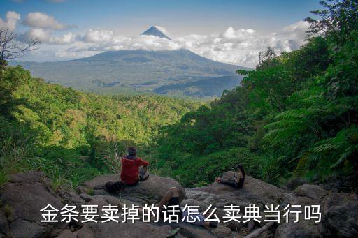 金條要賣(mài)掉的話怎么賣(mài)典當(dāng)行嗎