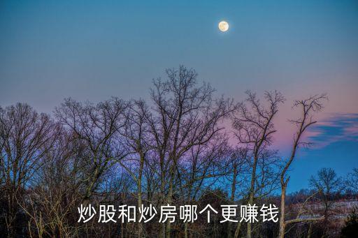 炒股和炒房哪個(gè)更賺錢