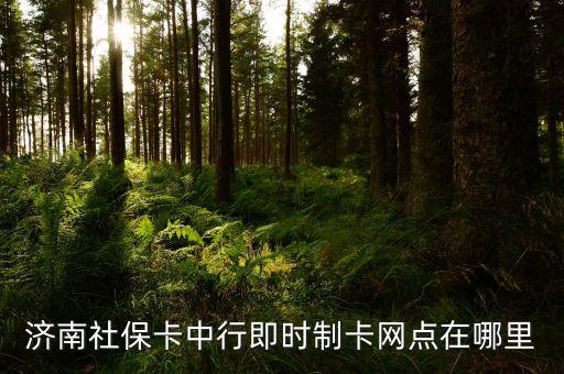 濟(jì)南社?？ㄖ行屑磿r(shí)制卡網(wǎng)點(diǎn)在哪里