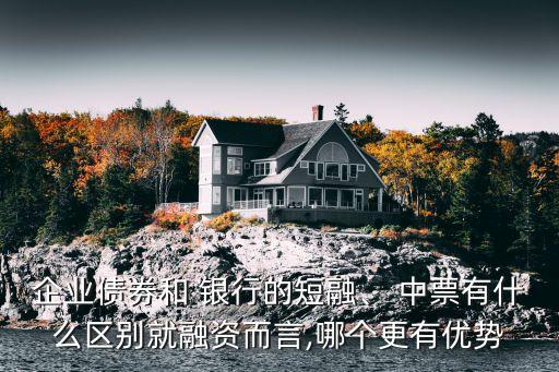 企業(yè)債券和 銀行的短融、 中票有什么區(qū)別就融資而言,哪個(gè)更有優(yōu)勢(shì)