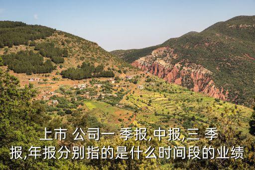  上市 公司一 季報(bào),中報(bào),三 季報(bào),年報(bào)分別指的是什么時(shí)間段的業(yè)績(jī)
