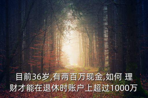 大額投資與理財項(xiàng)目