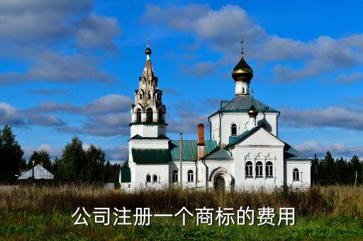  公司注冊一個商標的費用