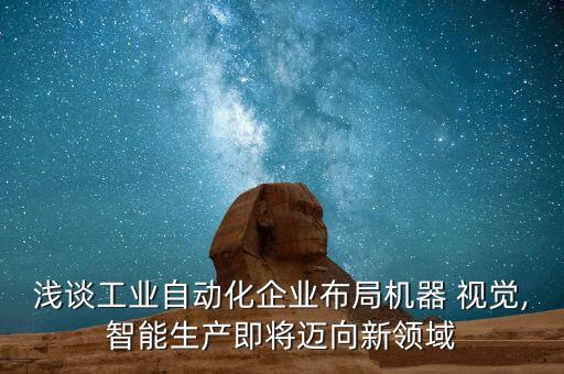 淺談工業(yè)自動化企業(yè)布局機器 視覺,智能生產(chǎn)即將邁向新領域