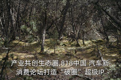產(chǎn)業(yè)共創(chuàng)生態(tài)圈,818中國 汽車新消費(fèi)論壇打造“破圈”超級(jí)IP