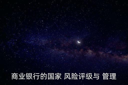 商業(yè)銀行的國家 風險評級與 管理