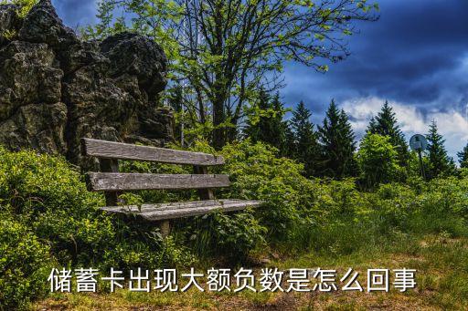 儲蓄卡出現(xiàn)大額負數是怎么回事