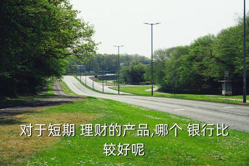 對于短期 理財(cái)?shù)漠a(chǎn)品,哪個 銀行比較好呢