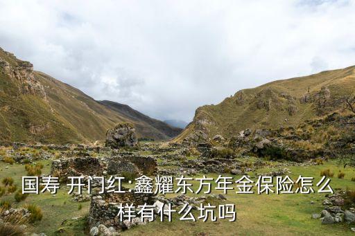國壽 開門紅:鑫耀東方年金保險(xiǎn)怎么樣有什么坑嗎