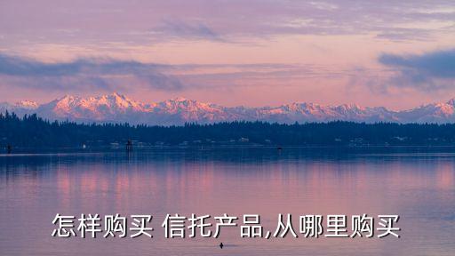 怎樣購(gòu)買(mǎi) 信托產(chǎn)品,從哪里購(gòu)買(mǎi)