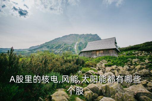 A股里的核電,風(fēng)能,太陽能都有哪些個(gè)股