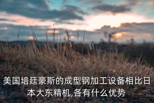 美國培廷豪斯的成型鋼加工設(shè)備相比日本大東精機(jī),各有什么優(yōu)勢