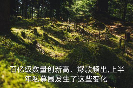  百億級數(shù)量創(chuàng)新高、爆款頻出,上半年私募圈發(fā)生了這些變化