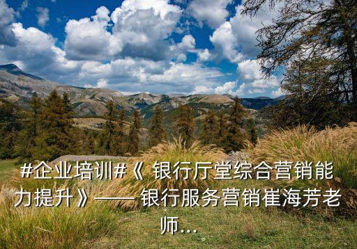 銀行情景模擬案例,銀行營(yíng)銷(xiāo)情景模擬案例