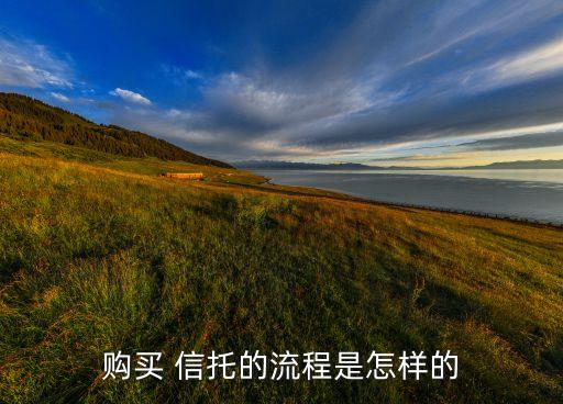 購(gòu)買(mǎi) 信托的流程是怎樣的