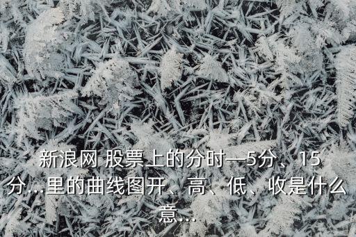  新浪網(wǎng) 股票上的分時—5分、15分…里的曲線圖開、高、低、收是什么意...