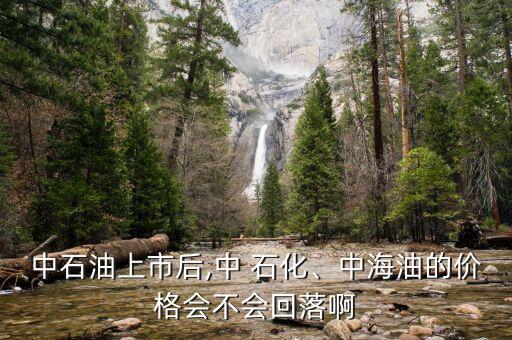 中石油上市后,中 石化、中海油的價(jià)格會不會回落啊
