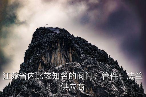 江蘇省內(nèi)比較知名的閥門(mén)、管件、法蘭供應(yīng)商