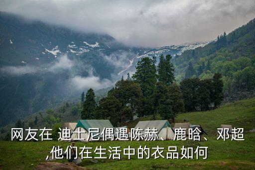 網(wǎng)友在 迪士尼偶遇陳赫、鹿晗、鄧超,他們在生活中的衣品如何